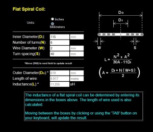 Primary coil (flat)